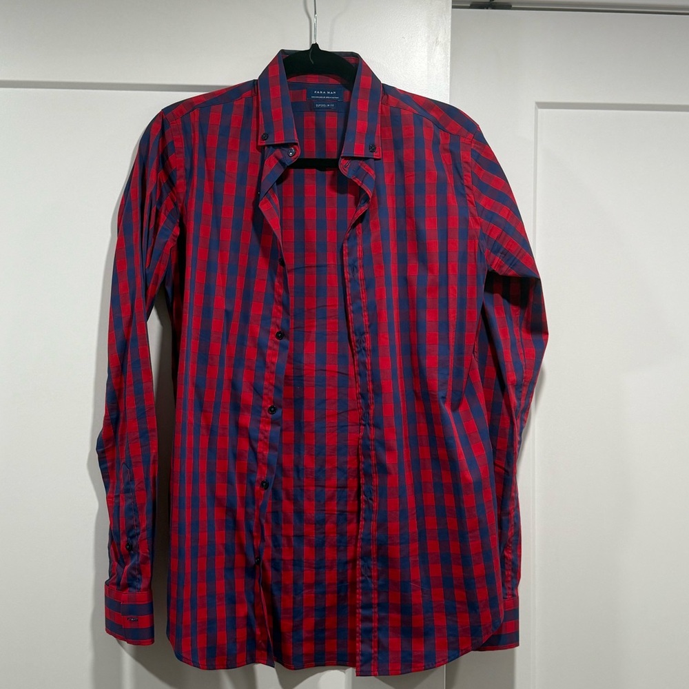 Zara men’s slim fit dress shirt